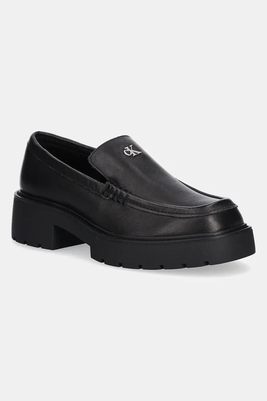 CALVIN KLEIN JEANS Мокасини COMBAT LOAFER HW LTH