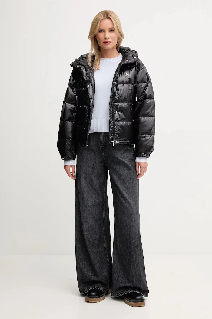 CALVIN KLEIN JEANS Памучен пуловер в синьо LV047D351G