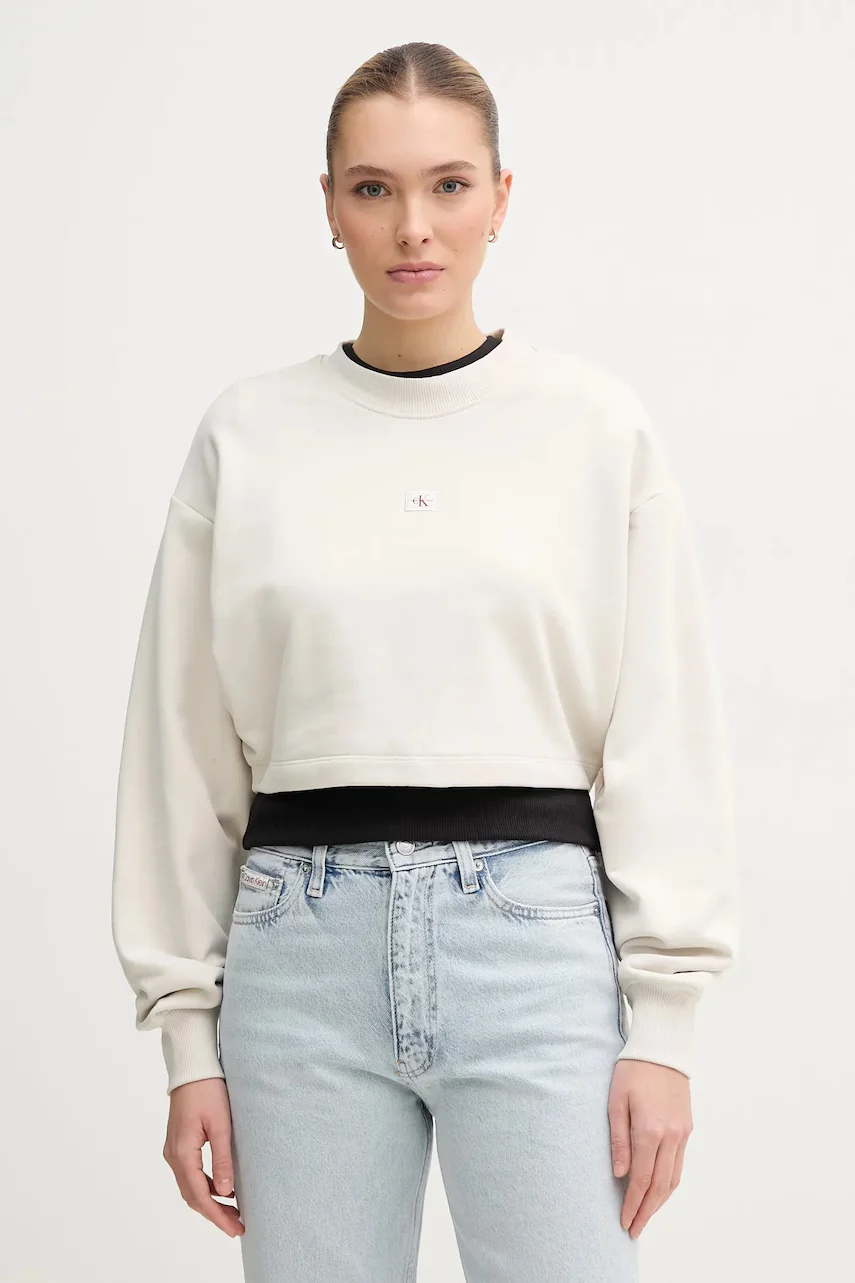 CALVIN KLEIN JEANS Памучен суичър
