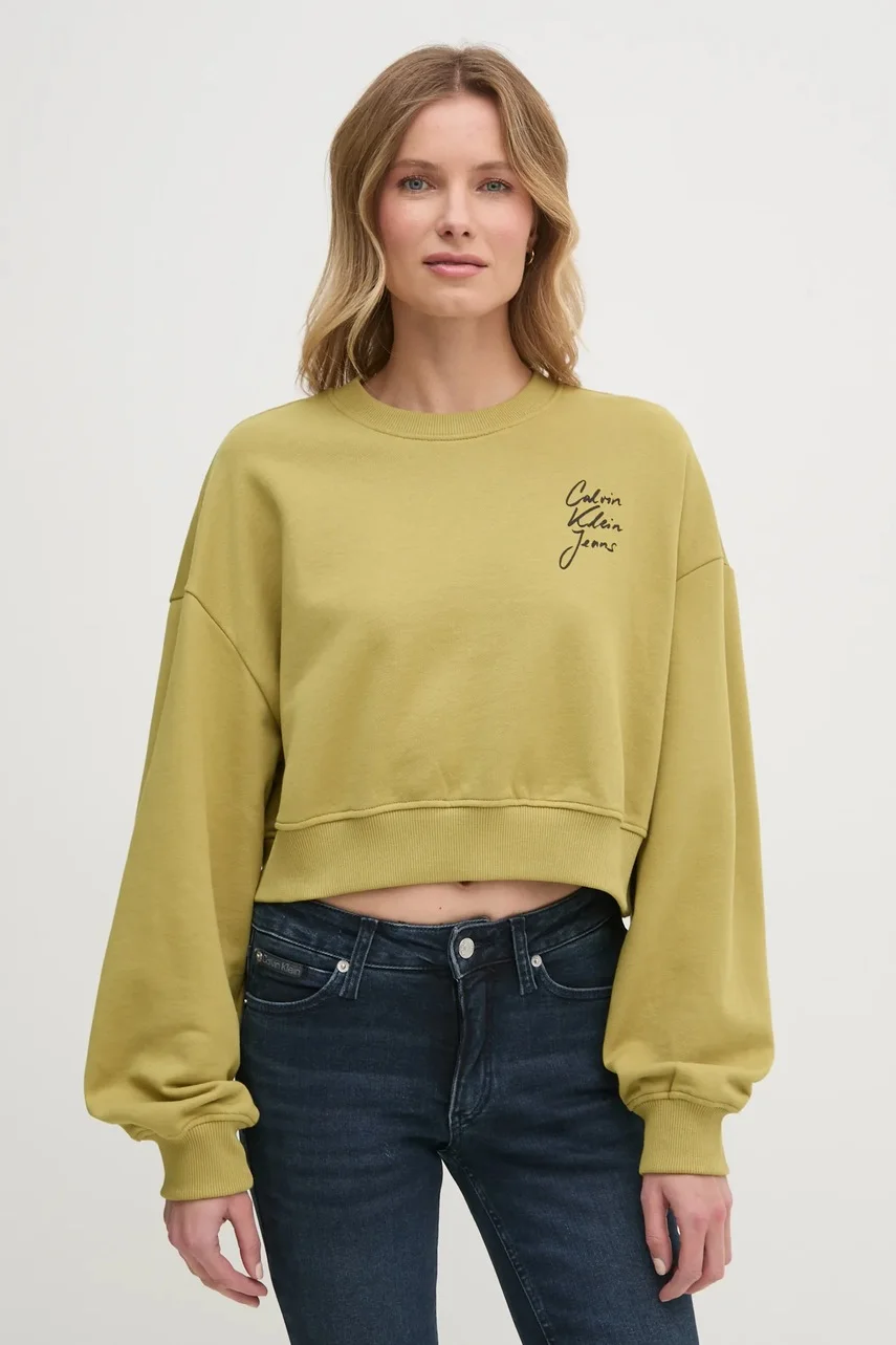 CALVIN KLEIN JEANS Памучен суичър