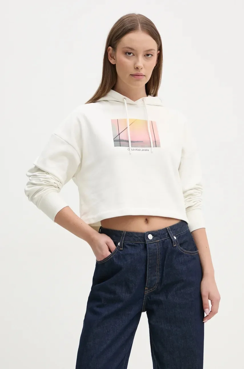 CALVIN KLEIN JEANS Памучен суичър