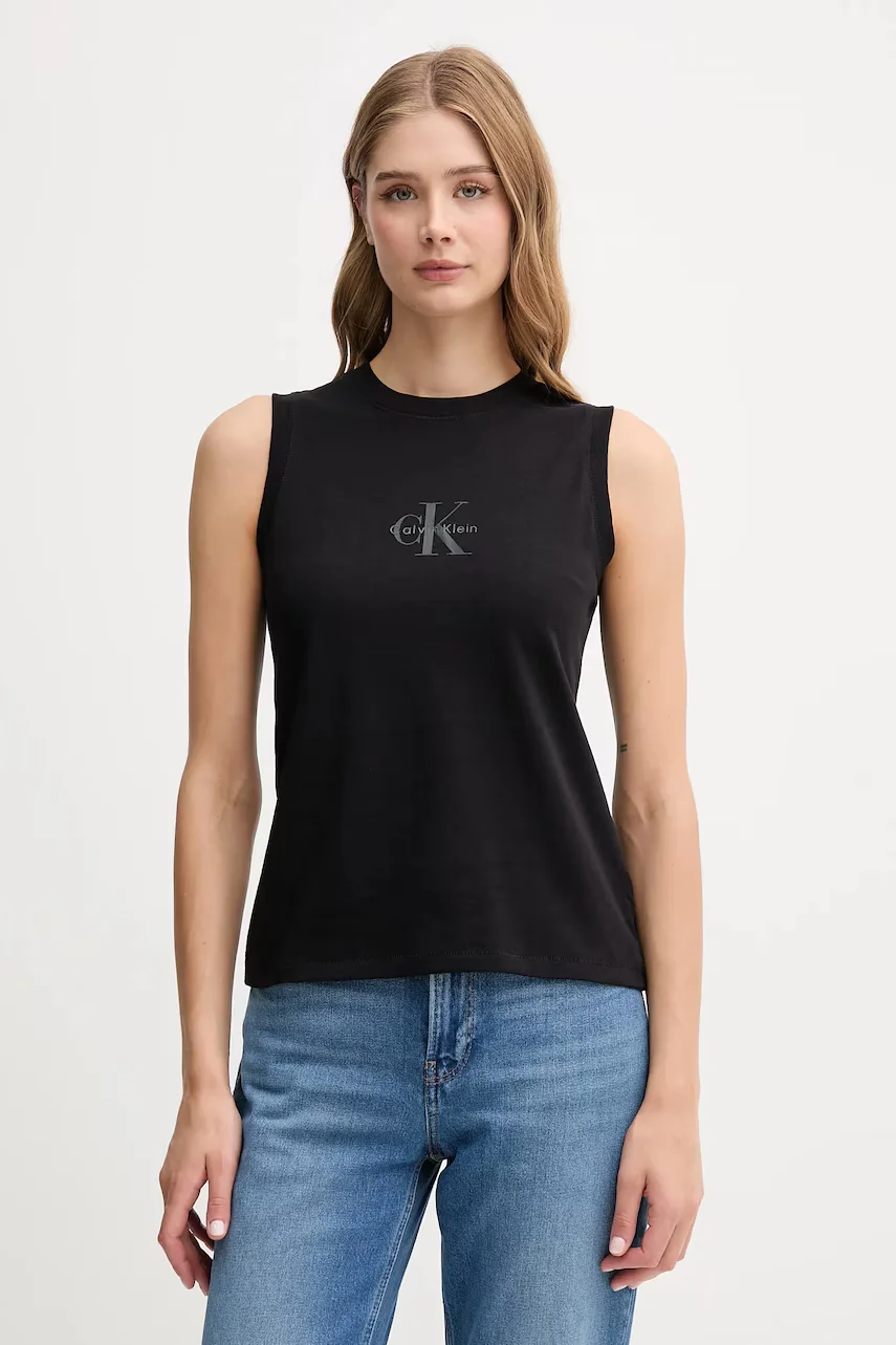 CALVIN KLEIN JEANS Памучен топ