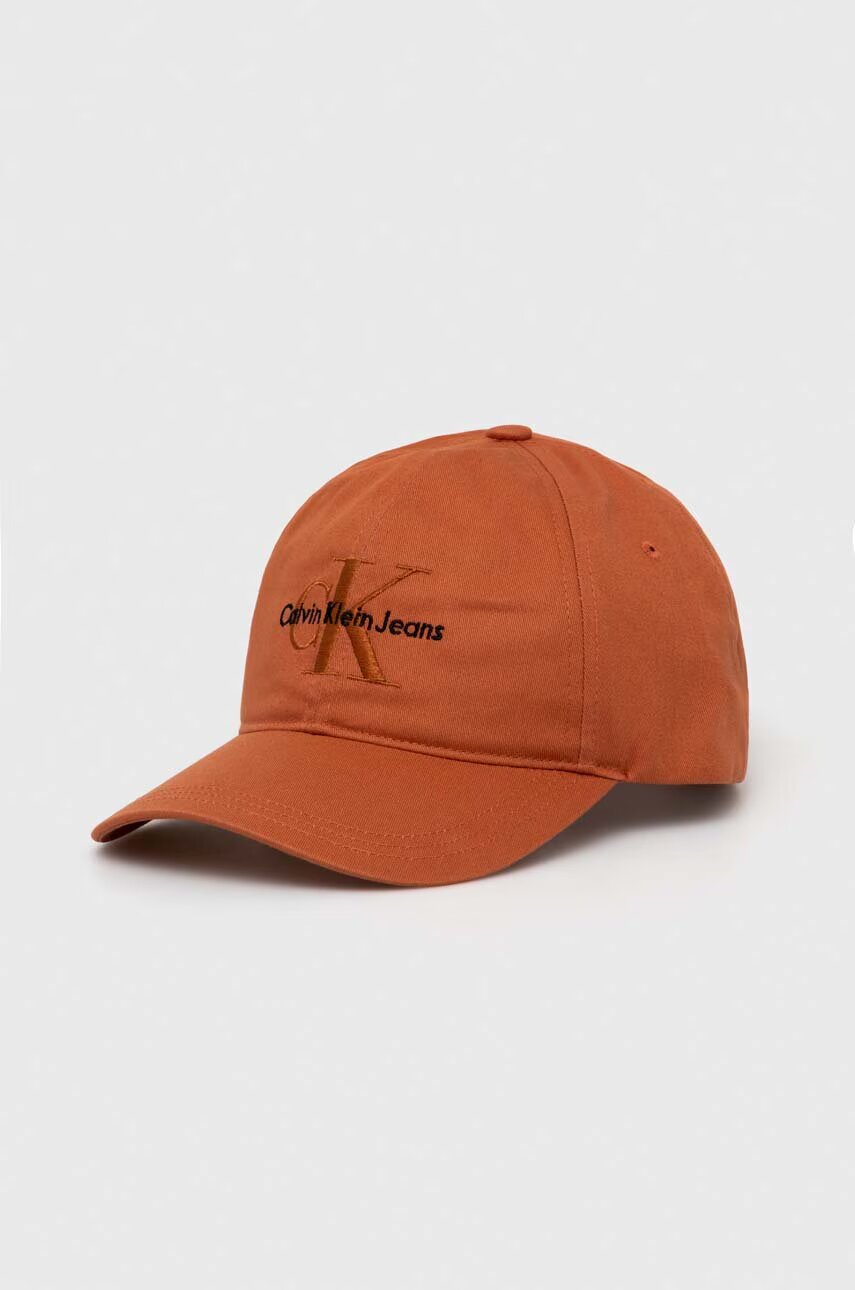 CALVIN KLEIN JEANS Памучна шапка с козирка