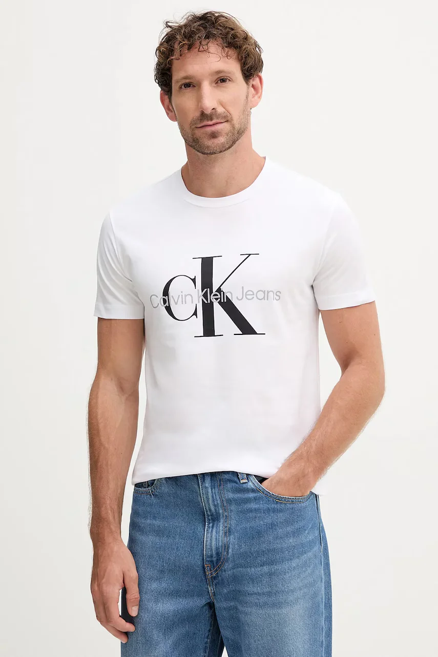 CALVIN KLEIN JEANS Памучна тениска