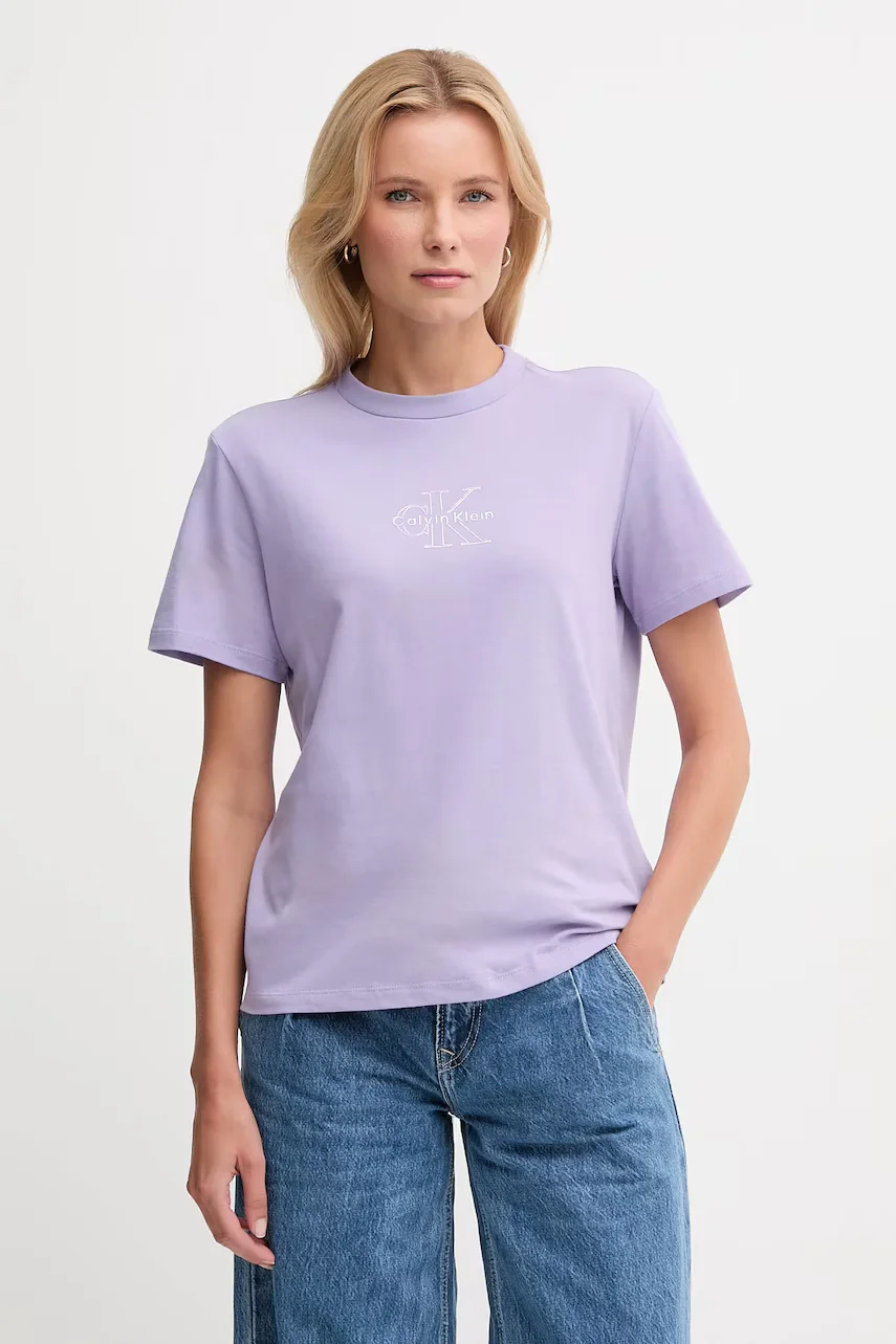 CALVIN KLEIN JEANS Памучна тениска