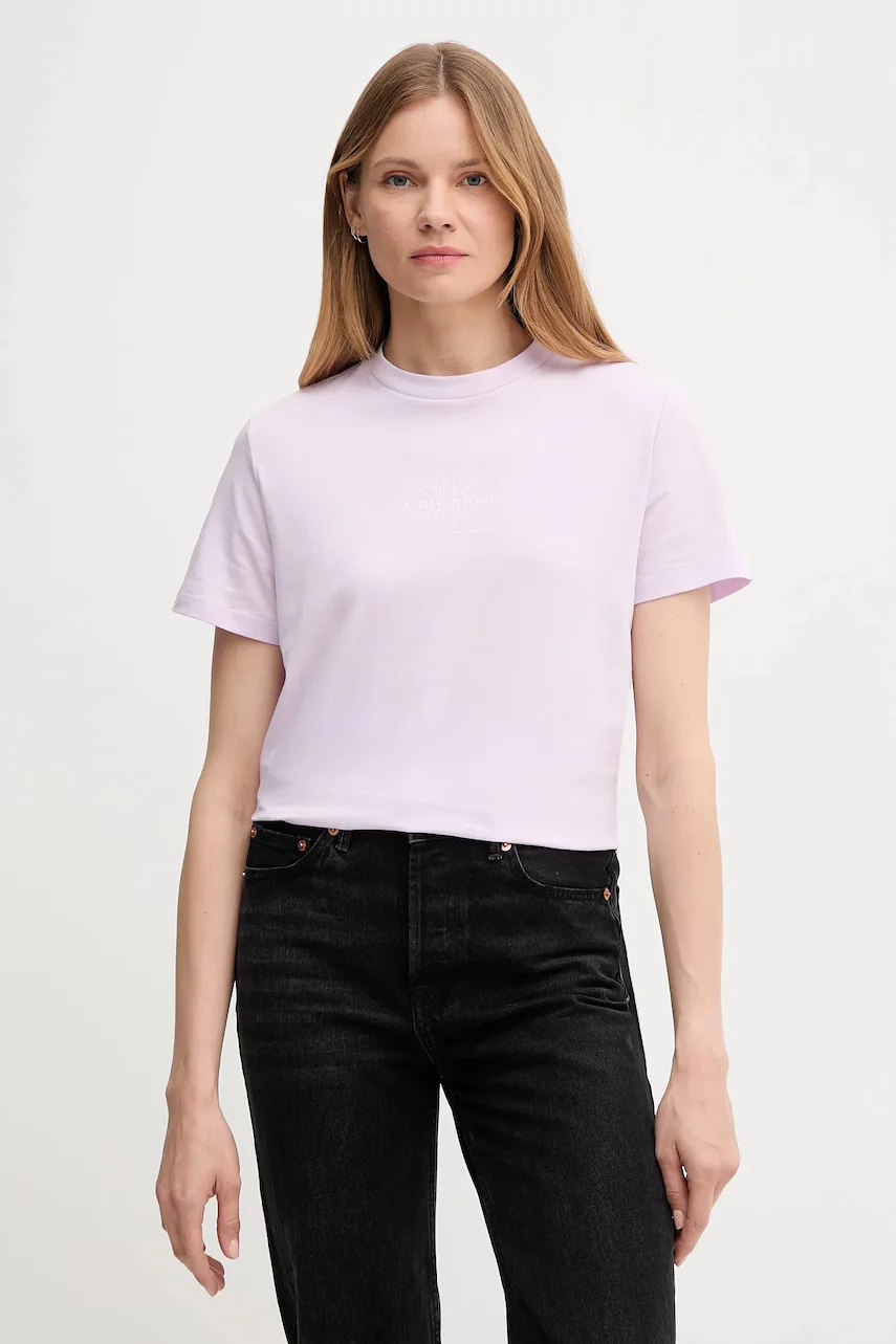 CALVIN KLEIN JEANS Памучна тениска
