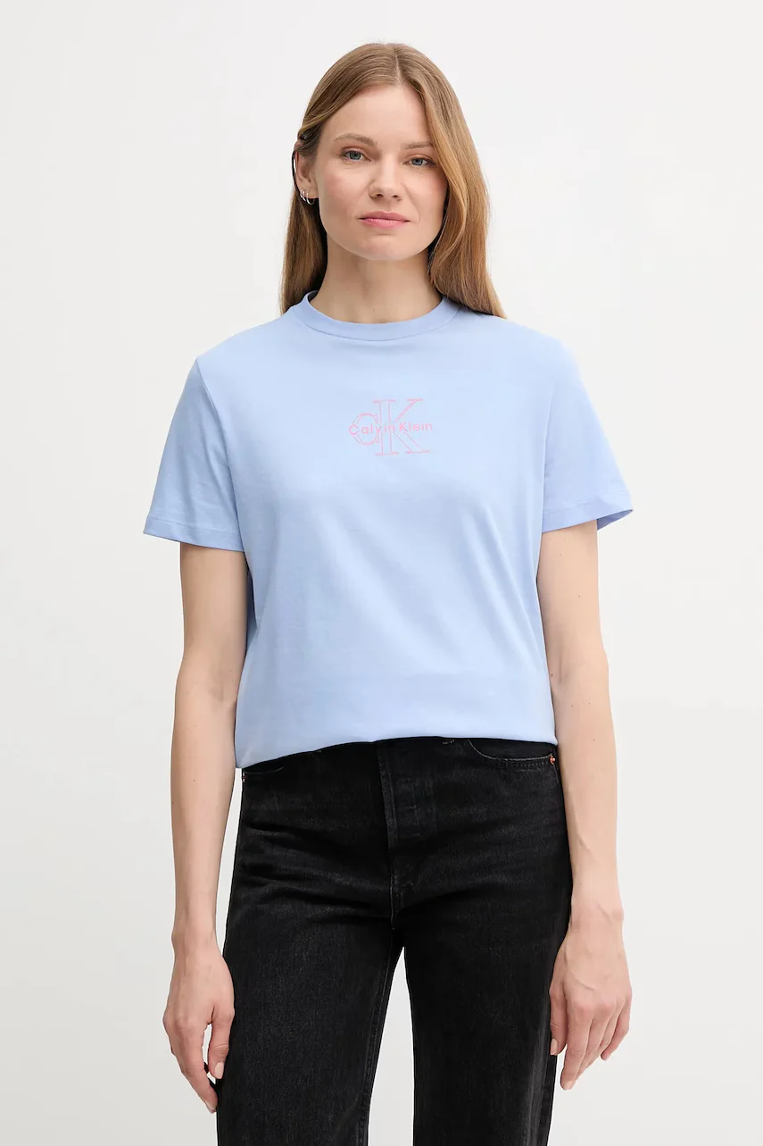 CALVIN KLEIN JEANS Памучна тениска