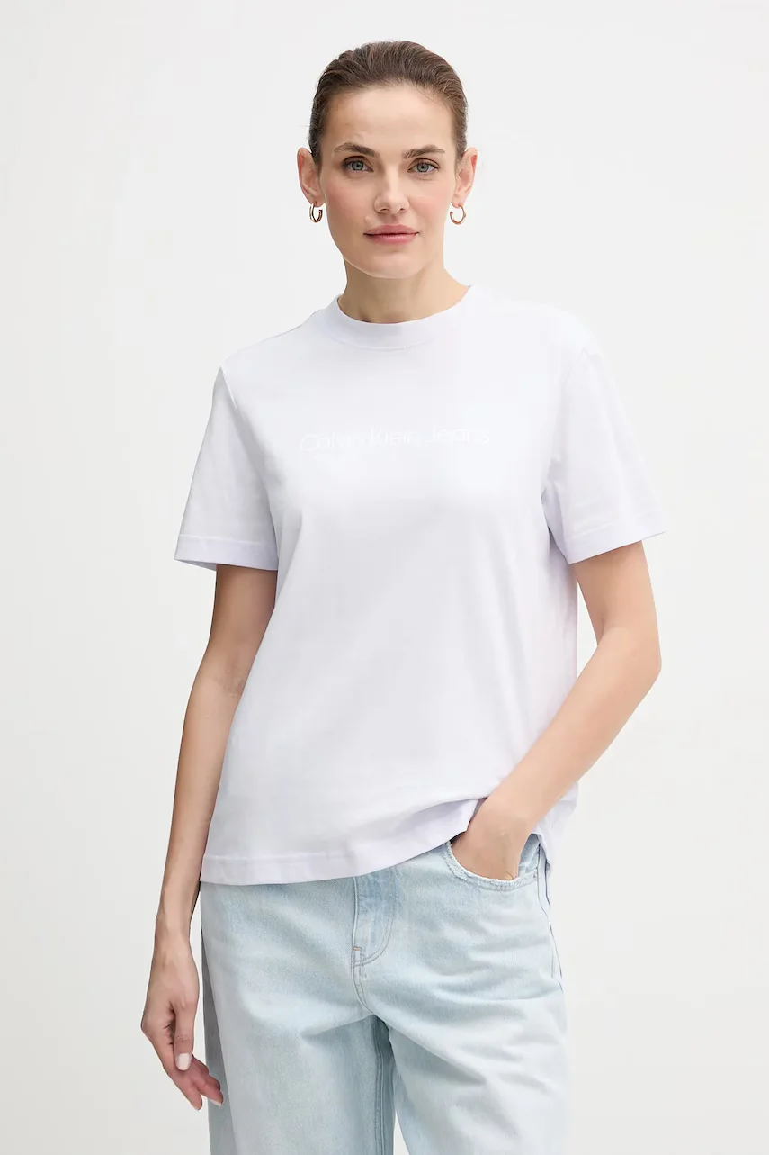 CALVIN KLEIN JEANS Памучна тениска