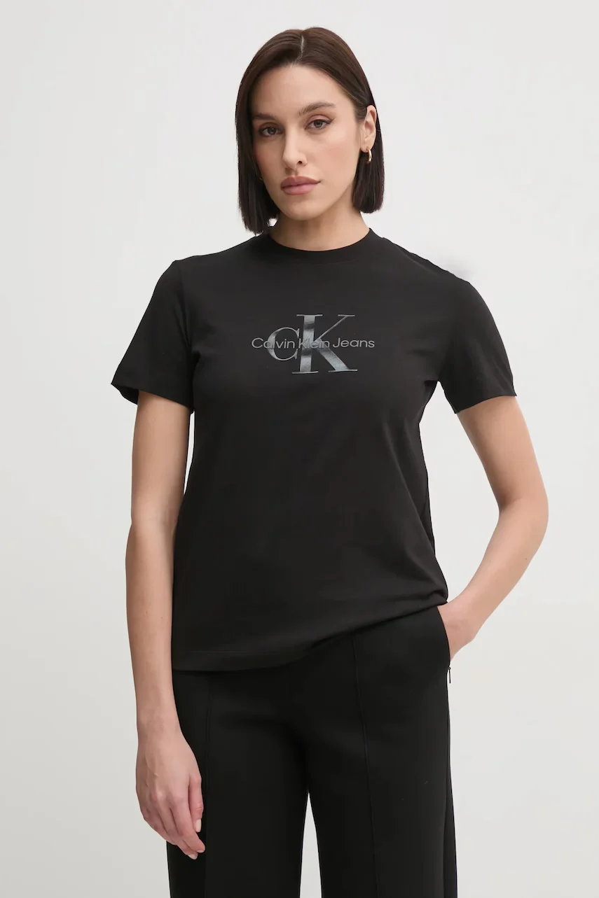 CALVIN KLEIN JEANS Памучна тениска