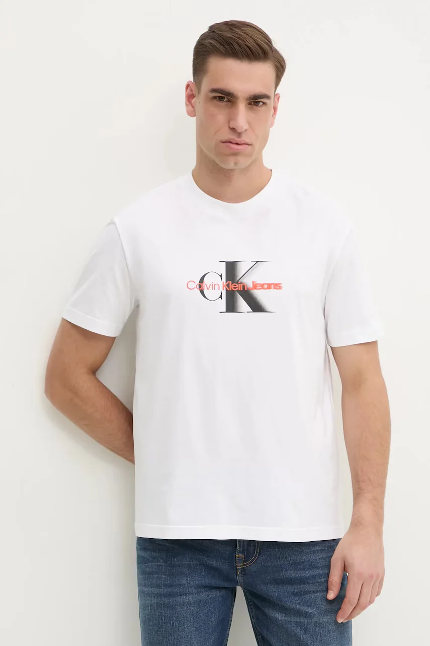 CALVIN KLEIN JEANS Памучна тениска