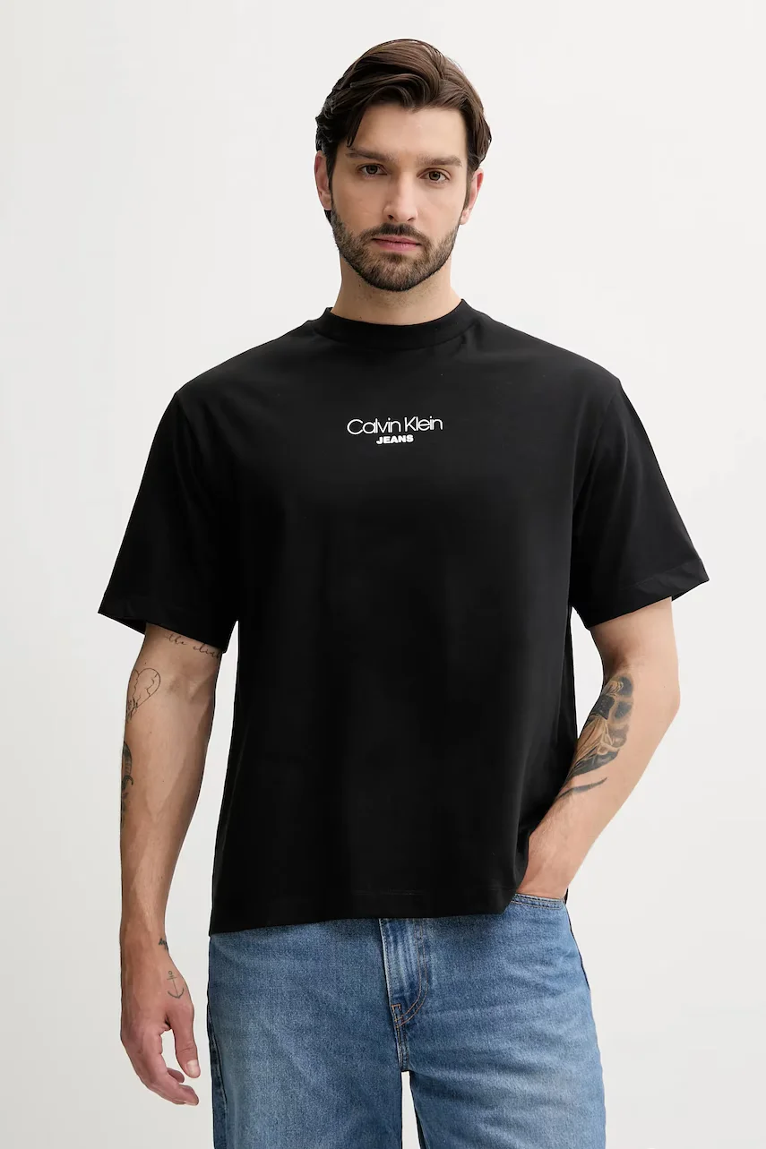 CALVIN KLEIN JEANS Памучна тениска