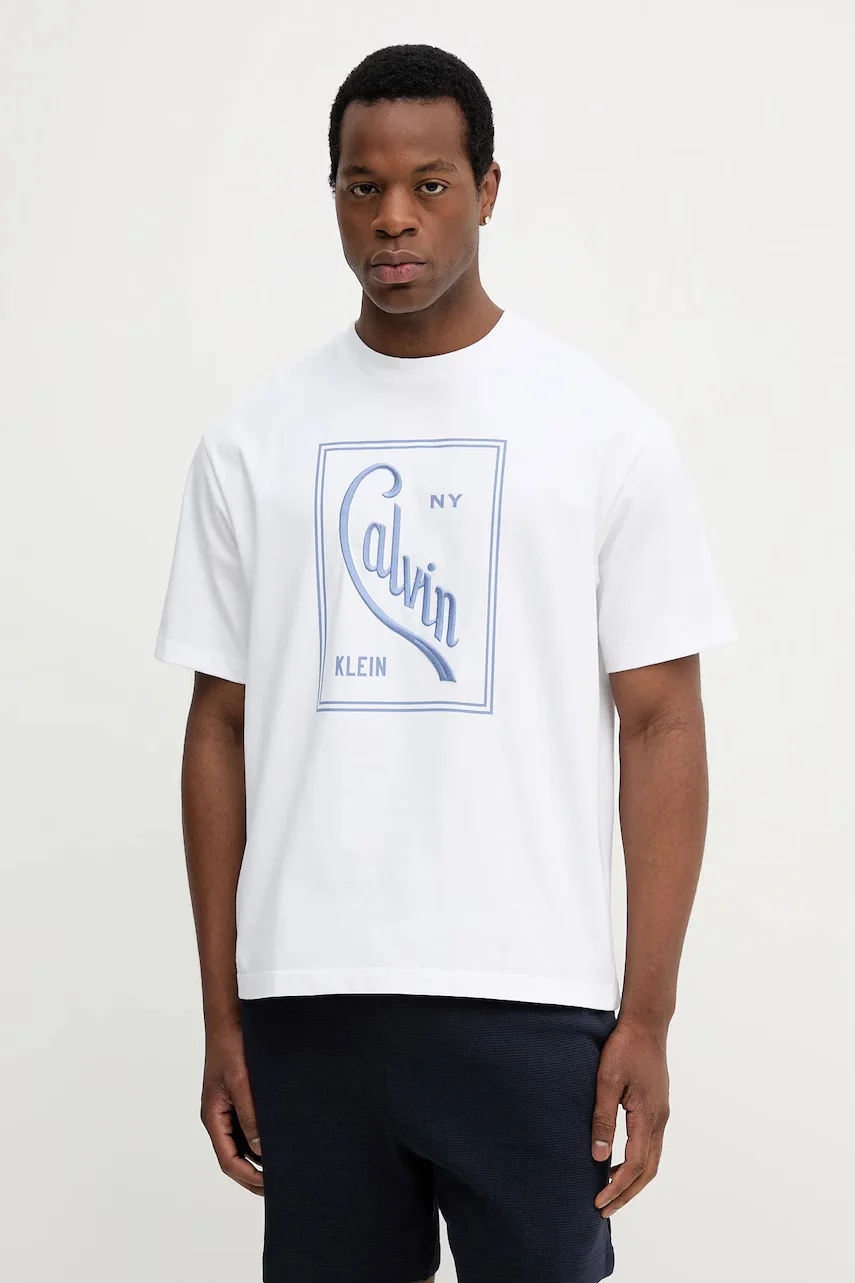 CALVIN KLEIN JEANS Памучна тениска