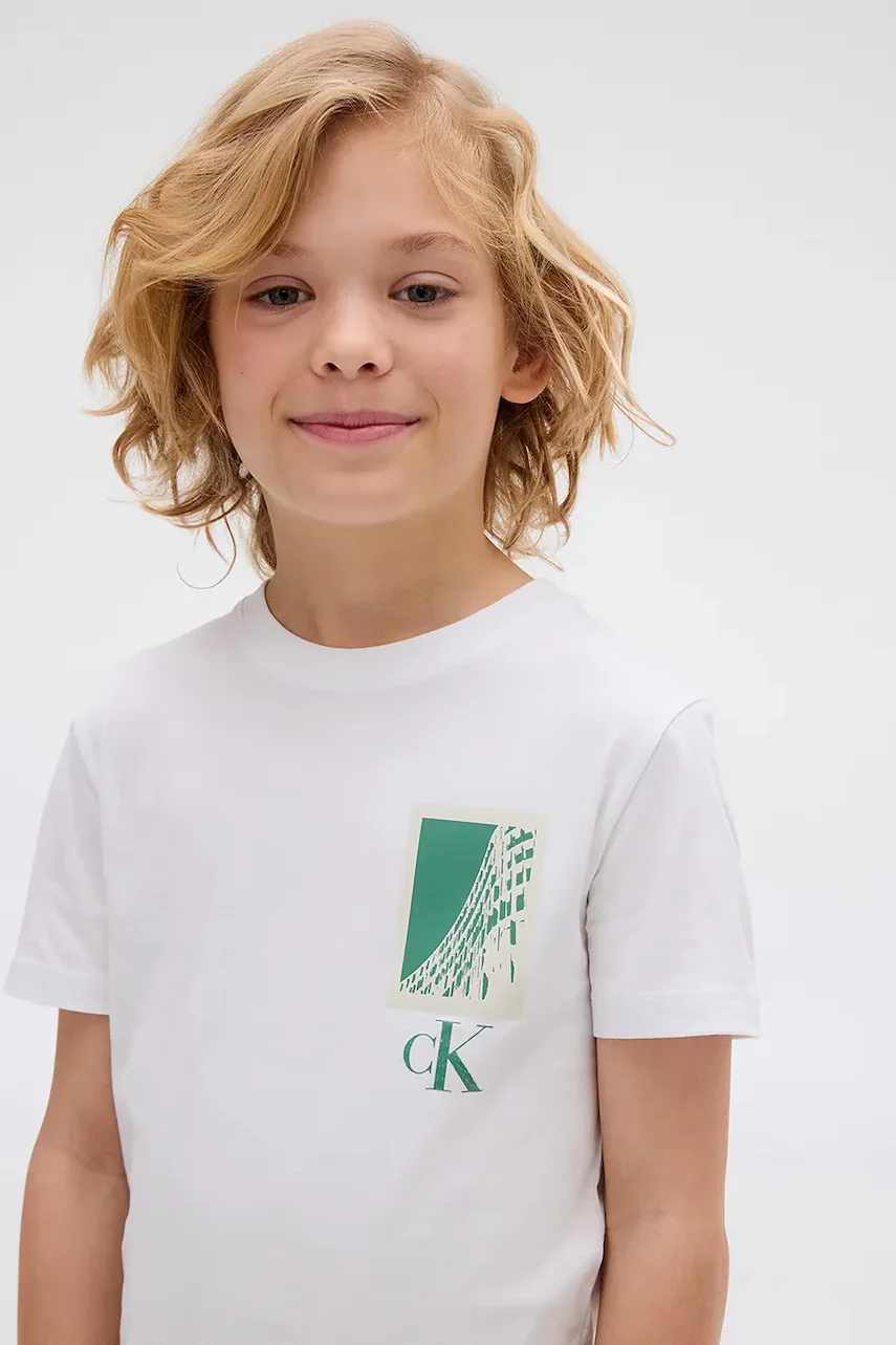 CALVIN KLEIN JEANS Памучна тениска
