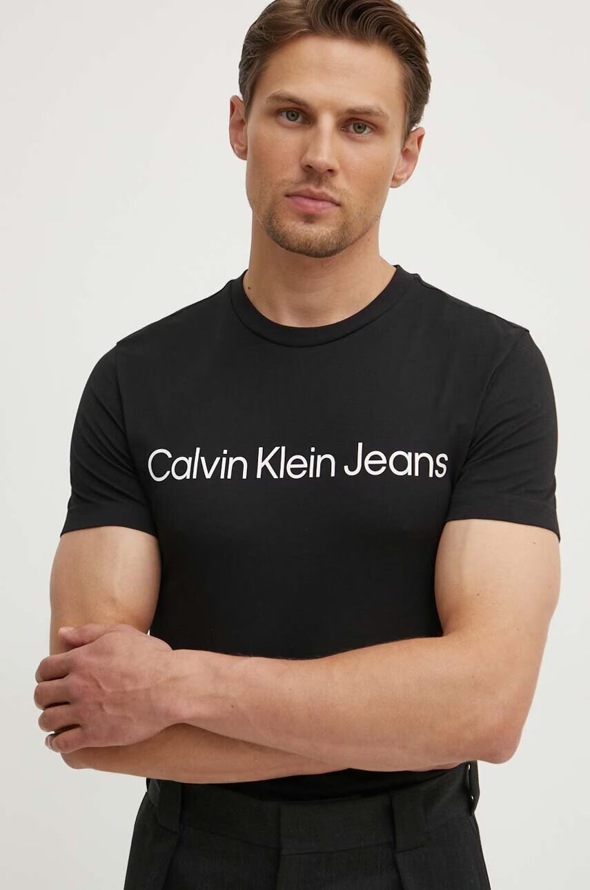 CALVIN KLEIN JEANS Памучна тениска