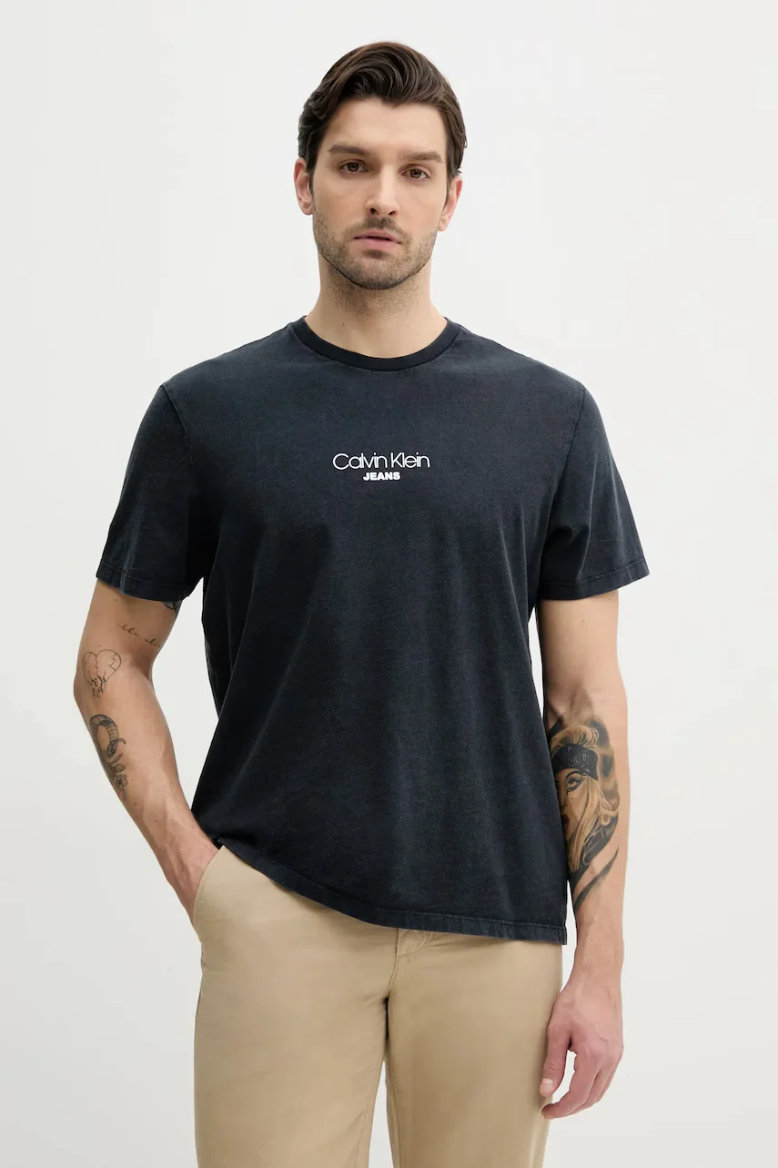 CALVIN KLEIN JEANS Памучна тениска