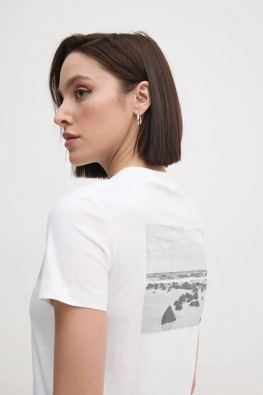CALVIN KLEIN JEANS Памучна тениска