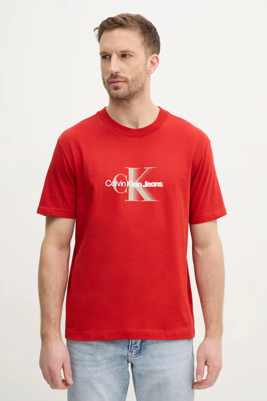 CALVIN KLEIN JEANS Памучна тениска
