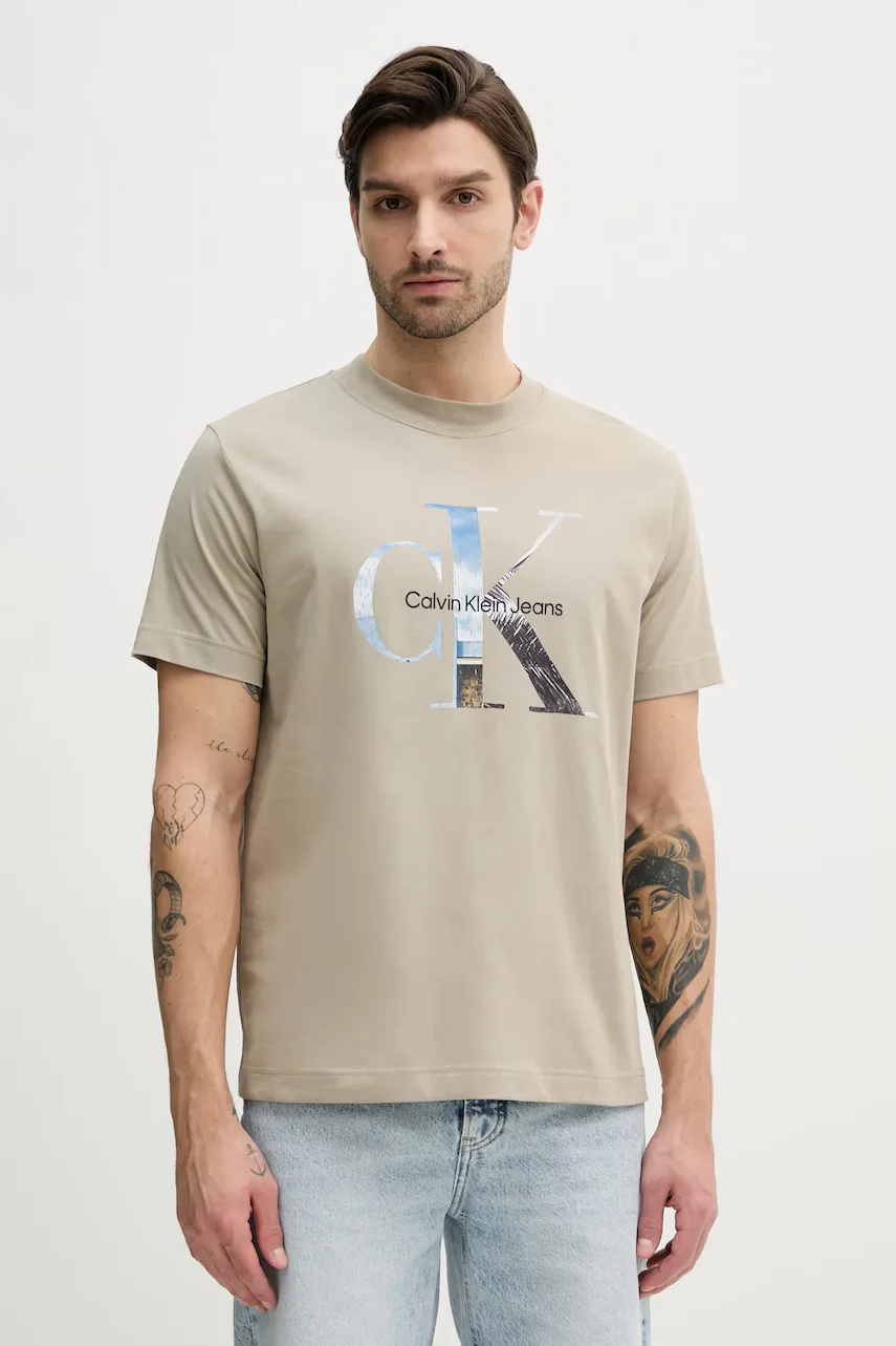 CALVIN KLEIN JEANS Памучна тениска