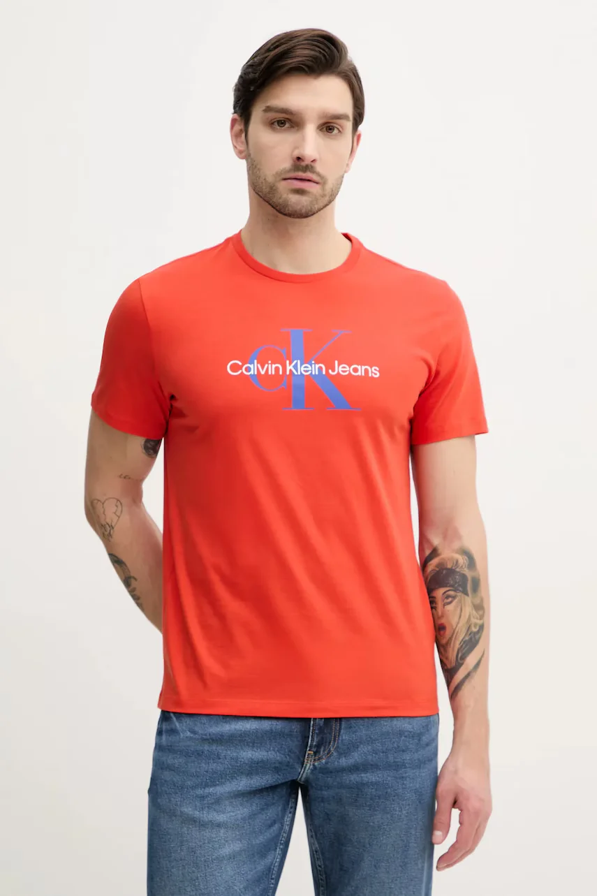 CALVIN KLEIN JEANS Памучна тениска