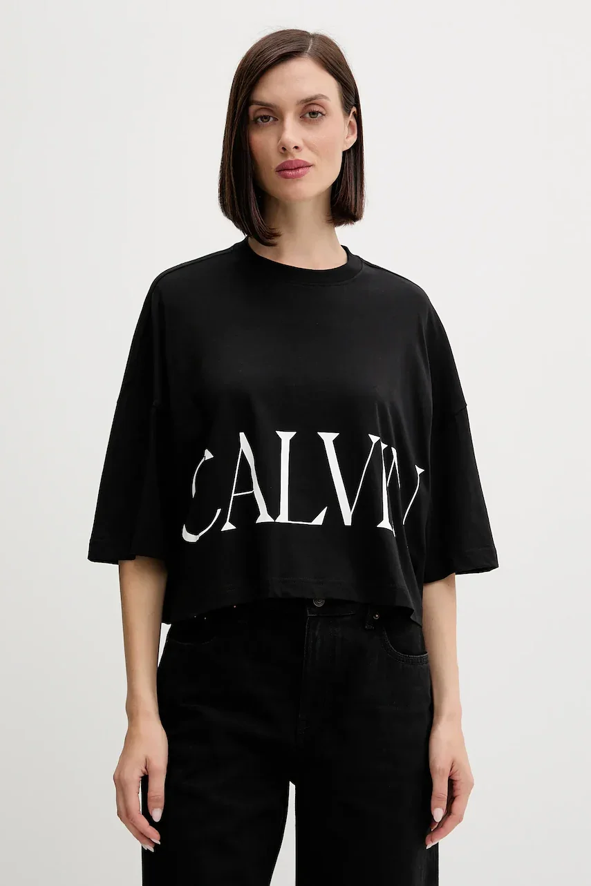 CALVIN KLEIN JEANS Памучна тениска