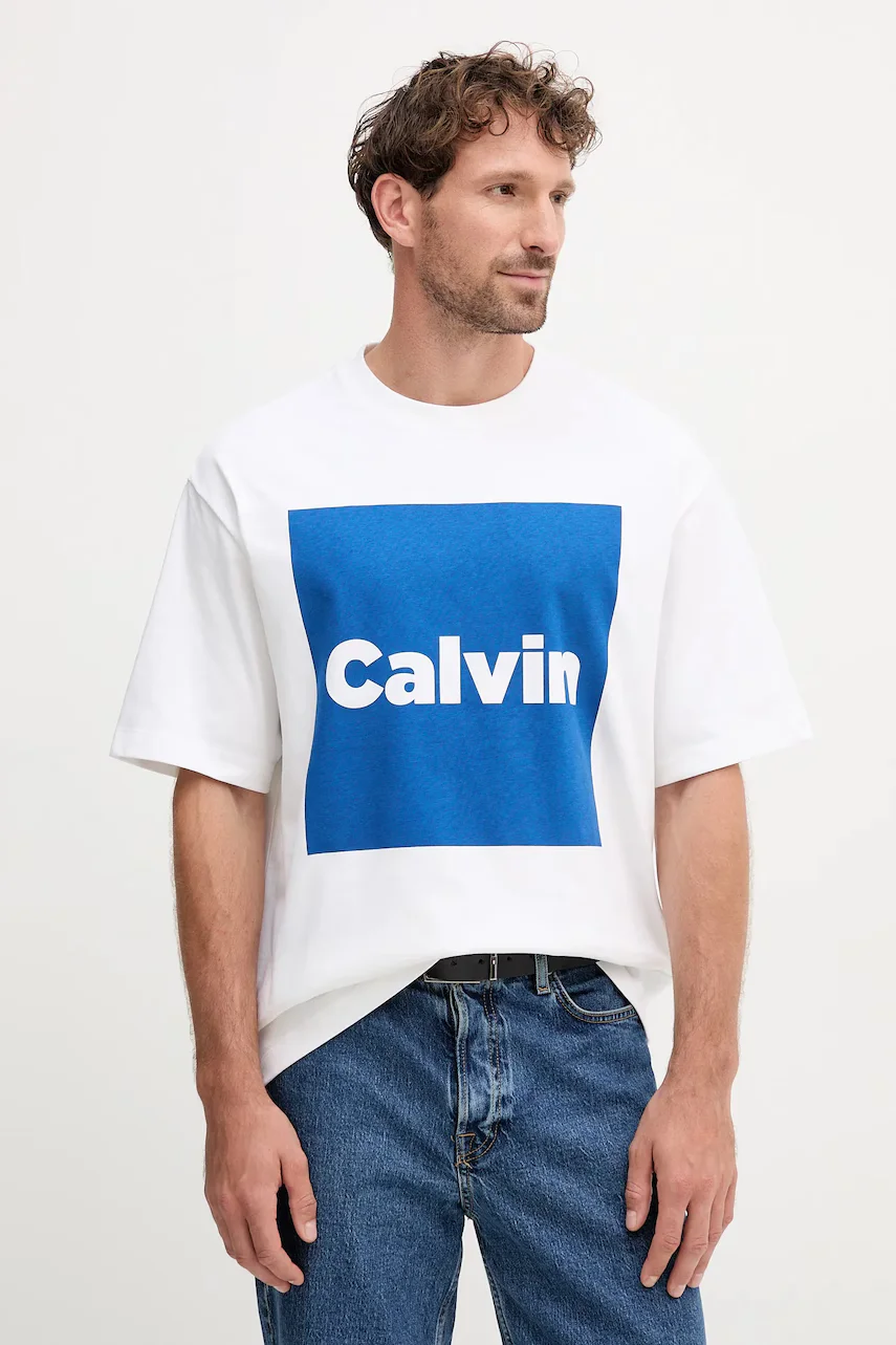 CALVIN KLEIN JEANS Памучна тениска