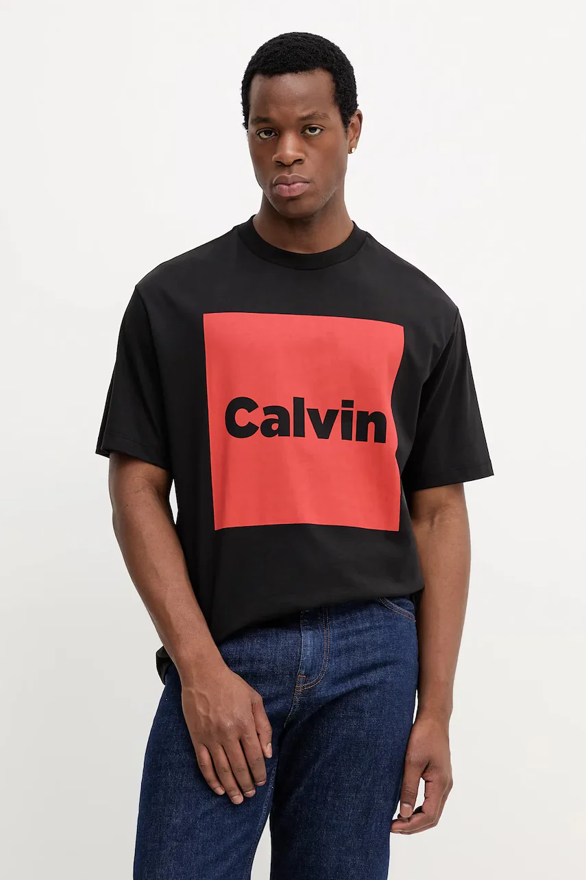 CALVIN KLEIN JEANS Памучна тениска