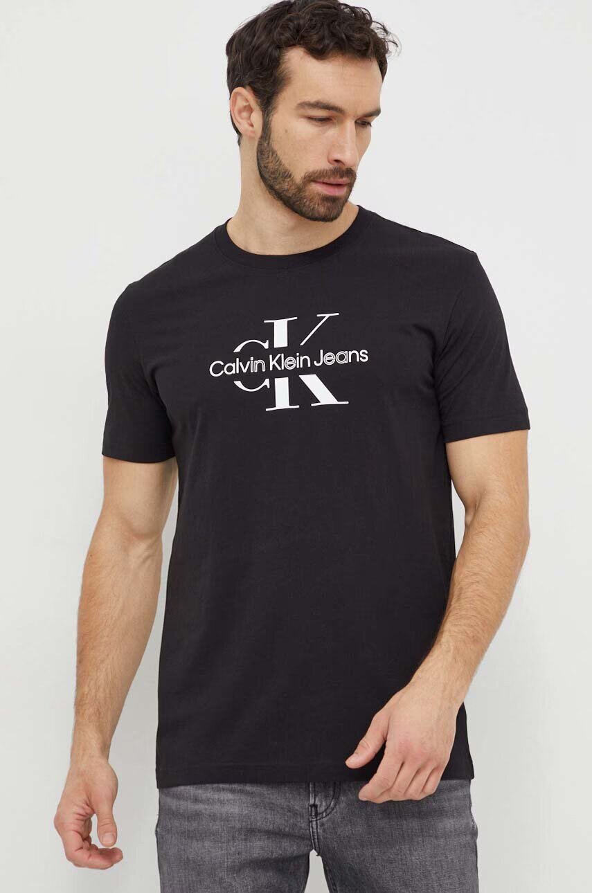 CALVIN KLEIN JEANS Памучна тениска