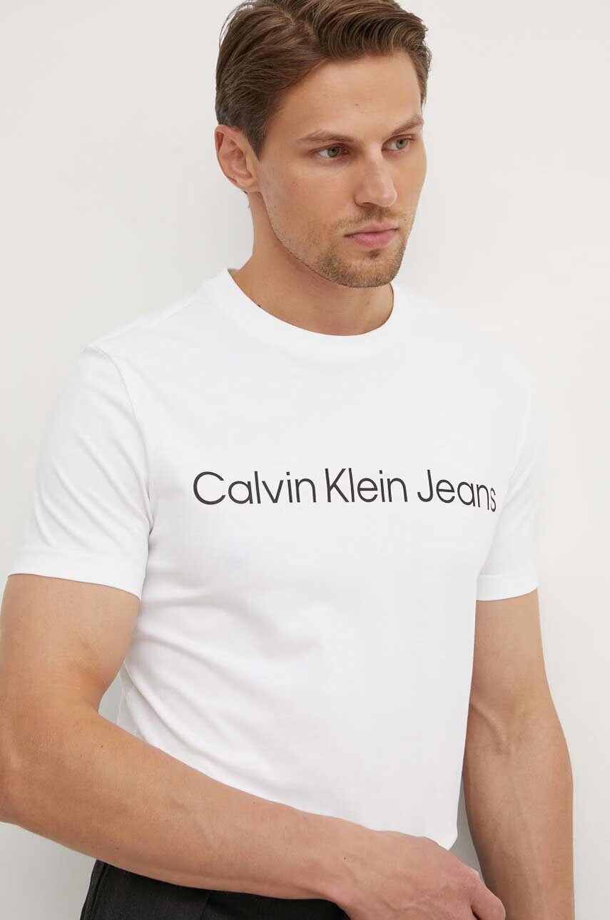 CALVIN KLEIN JEANS Памучна тениска