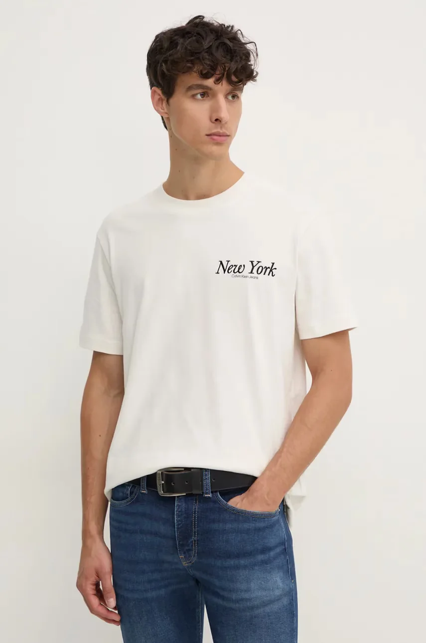 CALVIN KLEIN JEANS Памучна тениска
