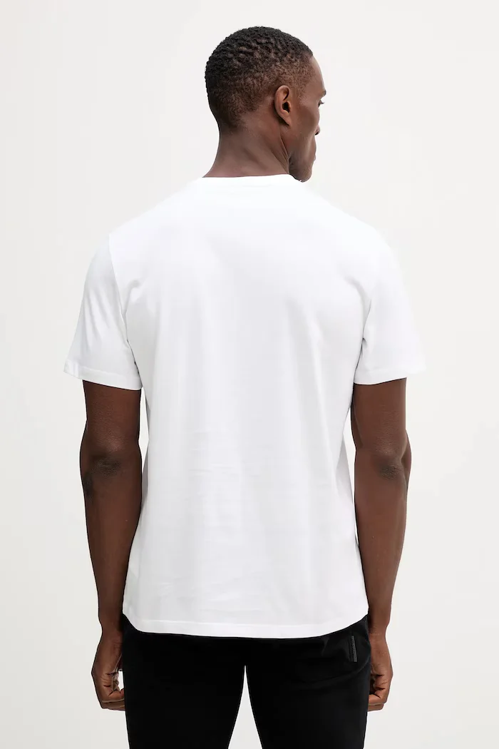 CALVIN KLEIN JEANS Памучна тениска (2 броя) в черно с изчистен дизайн LV04RD001G