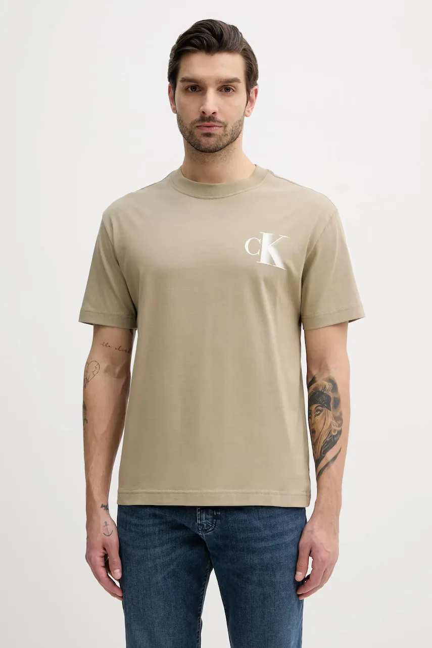 CALVIN KLEIN JEANS Памучна тениска