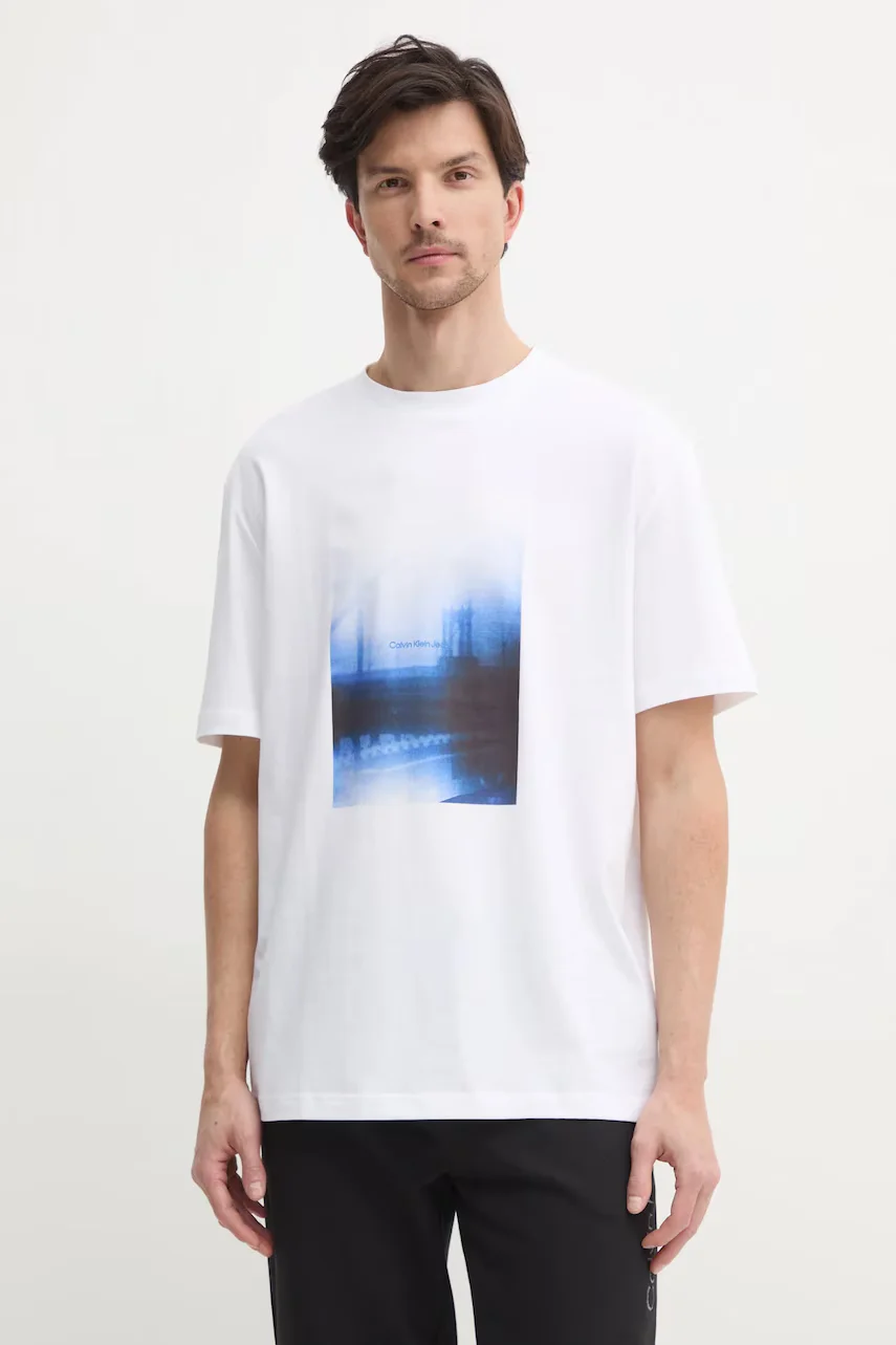 CALVIN KLEIN JEANS Памучна тениска