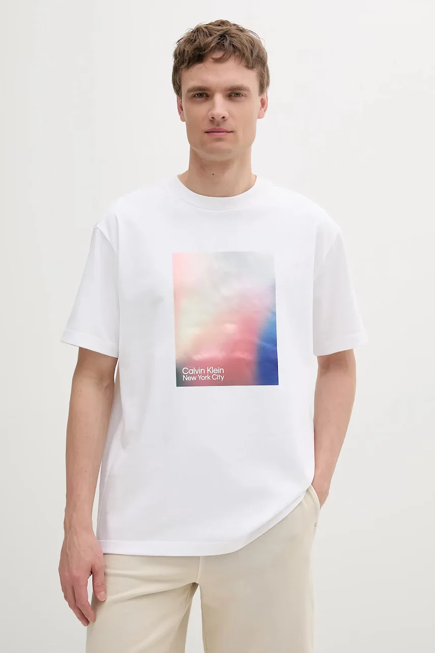 CALVIN KLEIN JEANS Памучна тениска