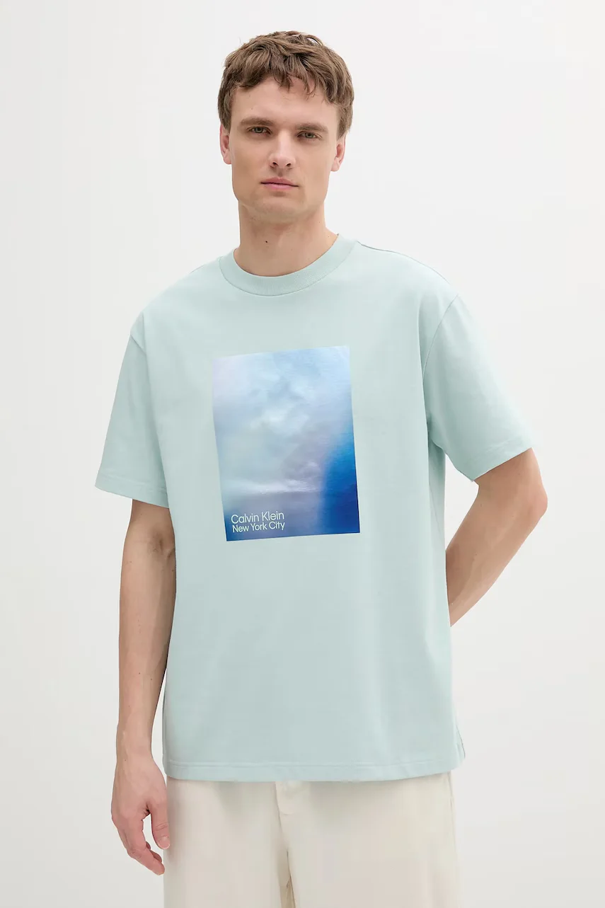 CALVIN KLEIN JEANS Памучна тениска