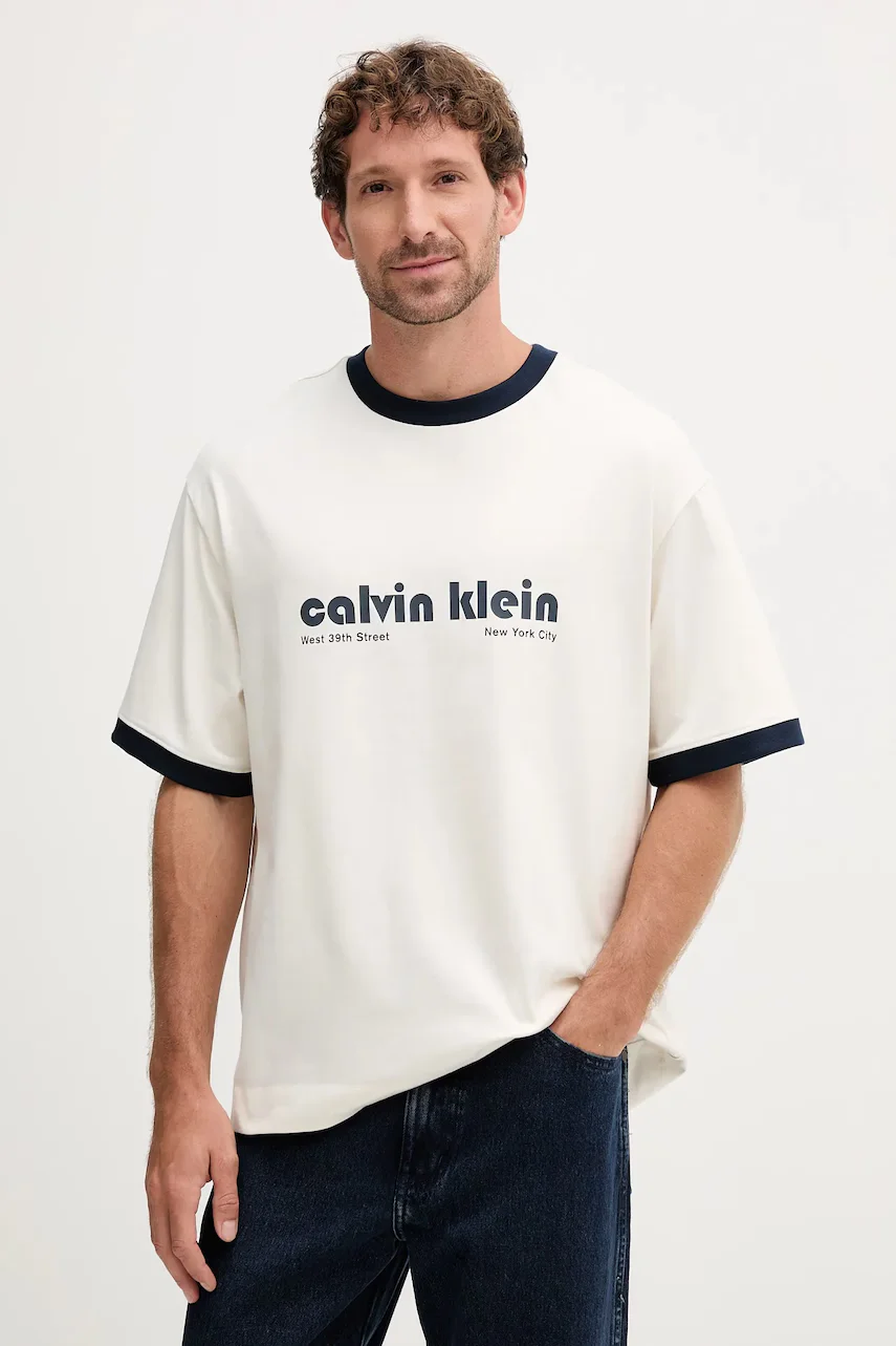 CALVIN KLEIN JEANS Памучна тениска
