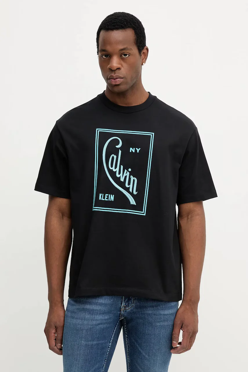 CALVIN KLEIN JEANS Памучна тениска