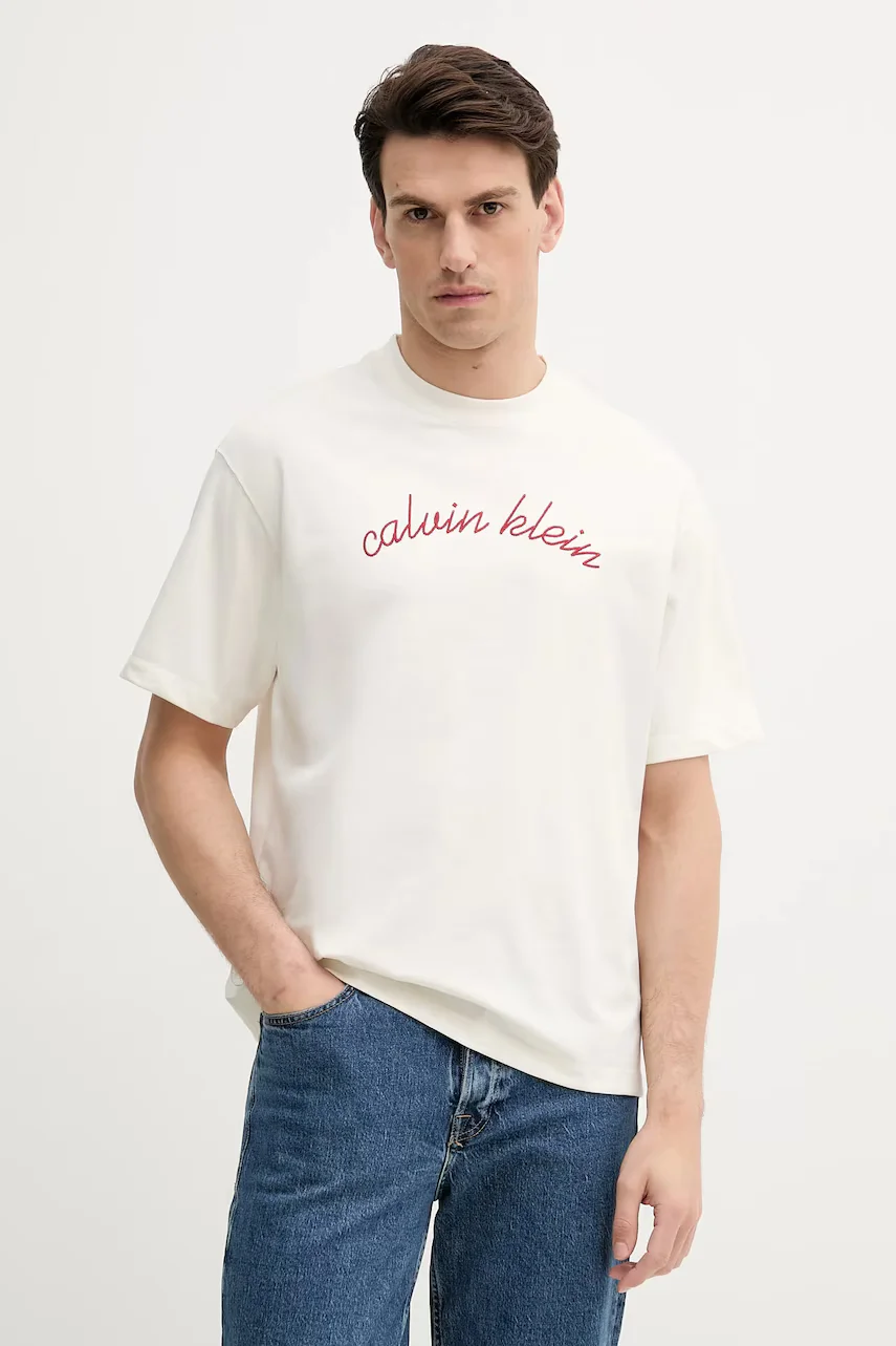 CALVIN KLEIN JEANS Памучна тениска