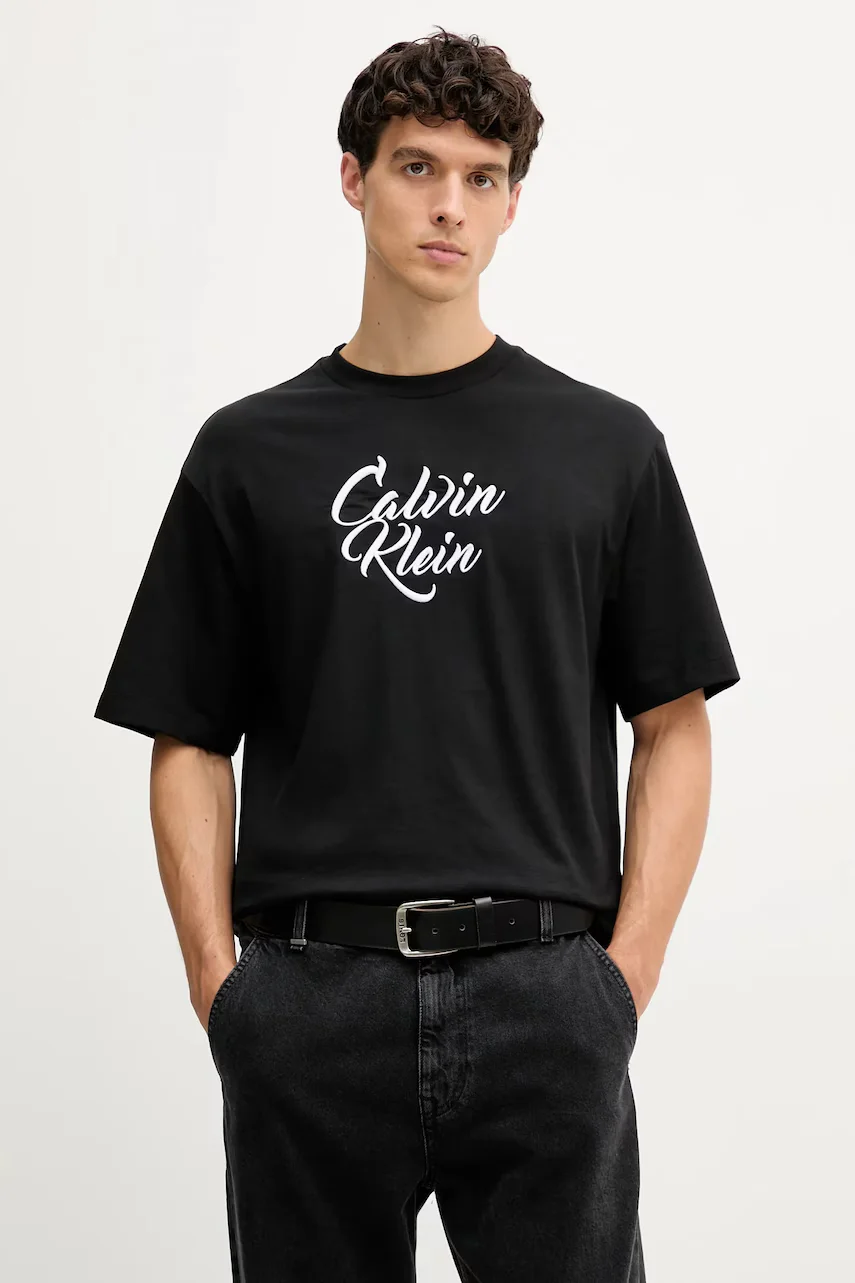 CALVIN KLEIN JEANS Памучна тениска