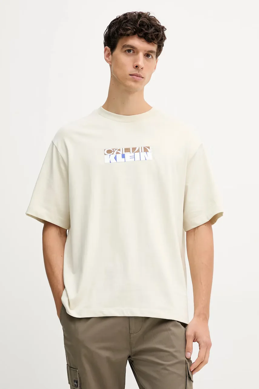 CALVIN KLEIN JEANS Памучна тениска
