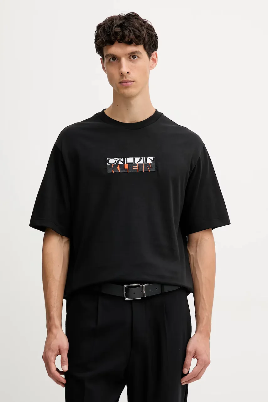 CALVIN KLEIN JEANS Памучна тениска