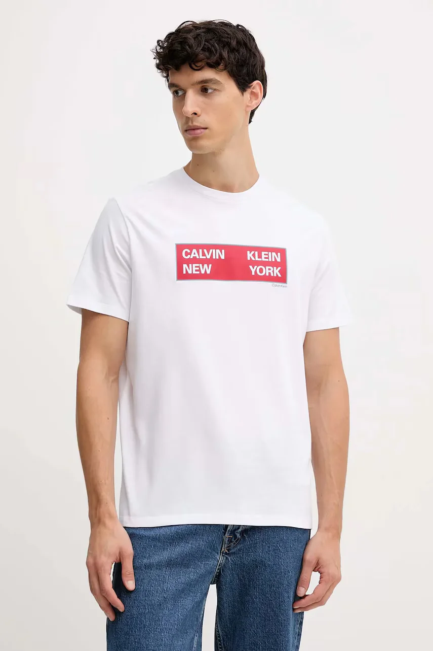 CALVIN KLEIN JEANS Памучна тениска