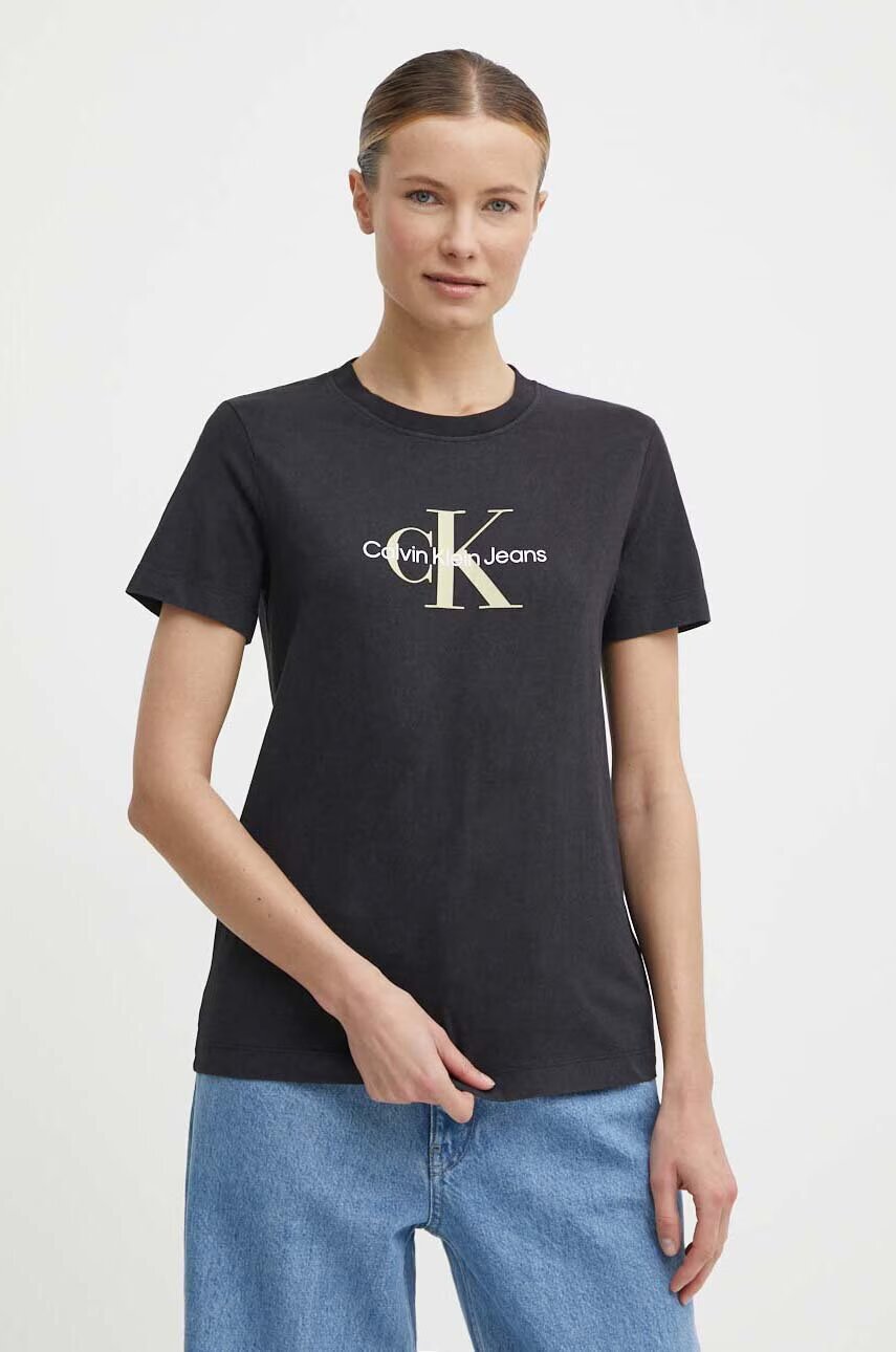 CALVIN KLEIN JEANS Памучна тениска