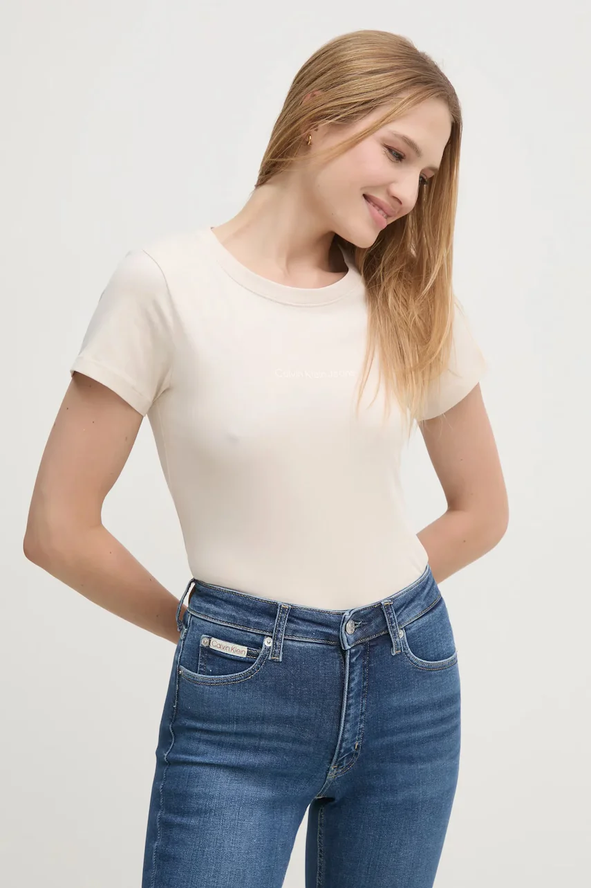 CALVIN KLEIN JEANS Памучна тениска