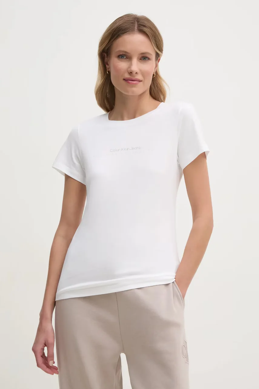 CALVIN KLEIN JEANS Памучна тениска
