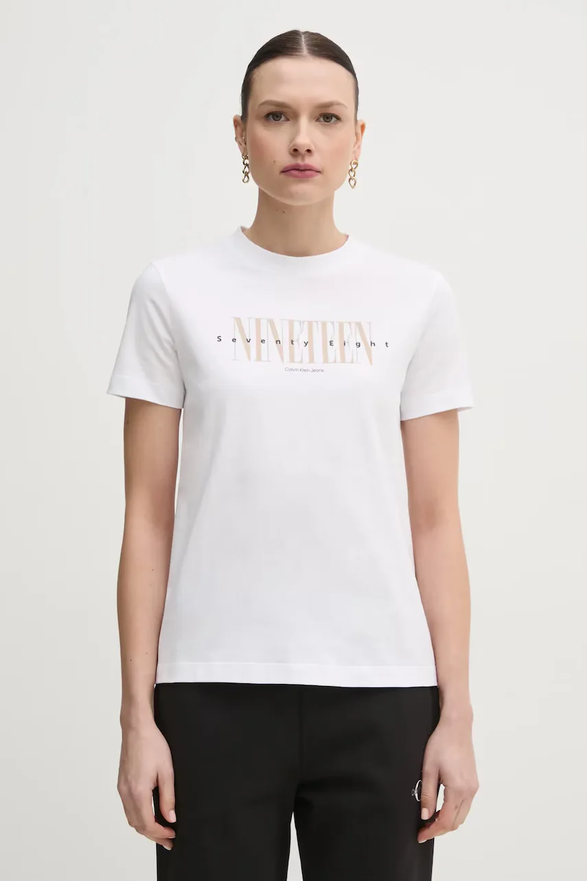 CALVIN KLEIN JEANS Памучна тениска