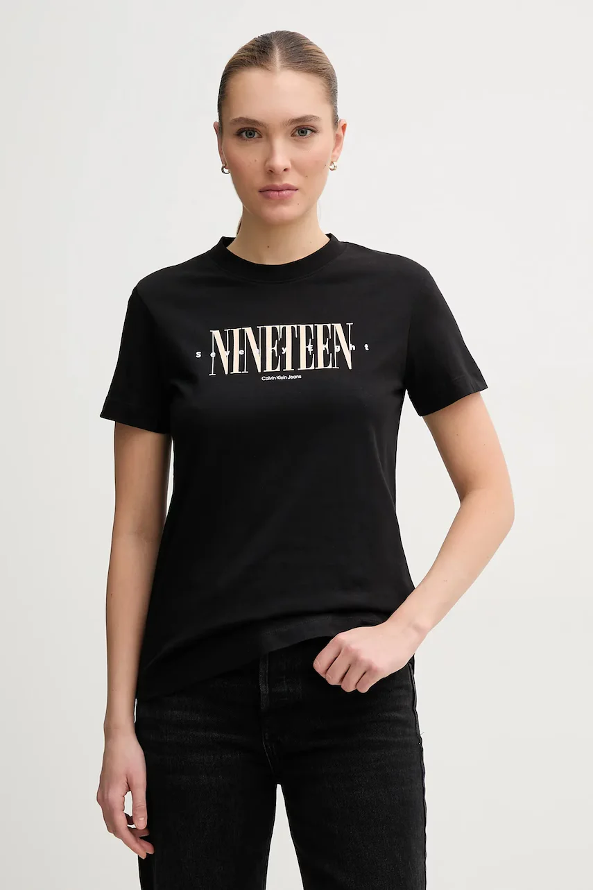 CALVIN KLEIN JEANS Памучна тениска