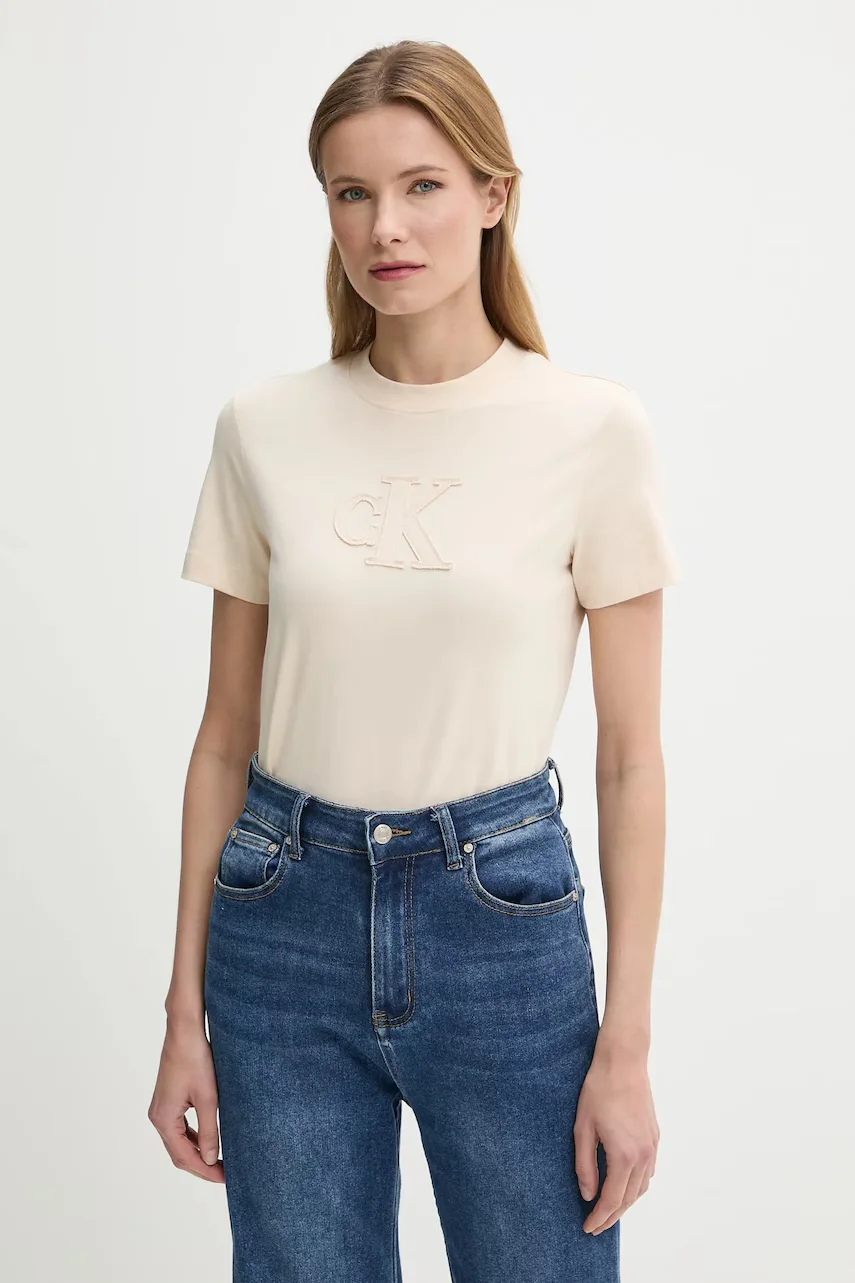 CALVIN KLEIN JEANS Памучна тениска