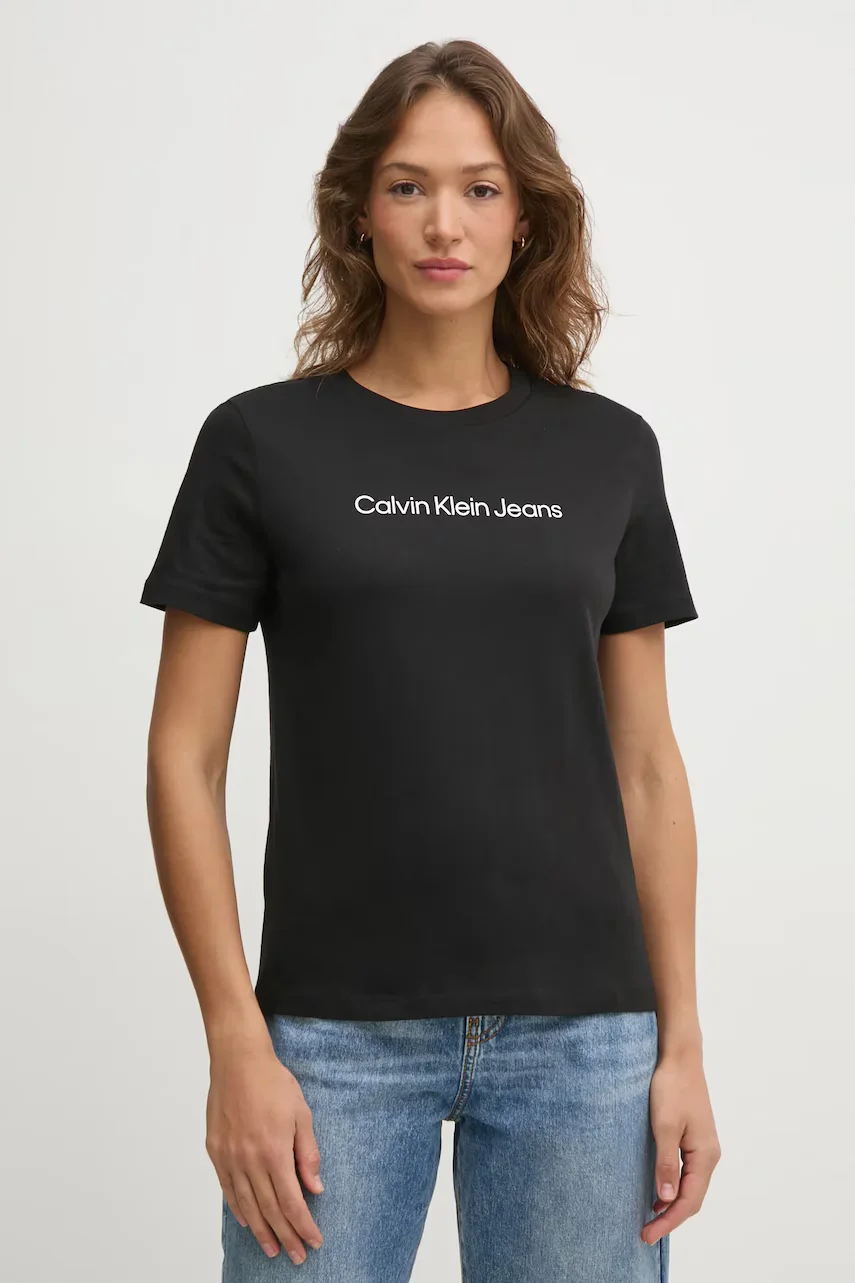 CALVIN KLEIN JEANS Памучна тениска