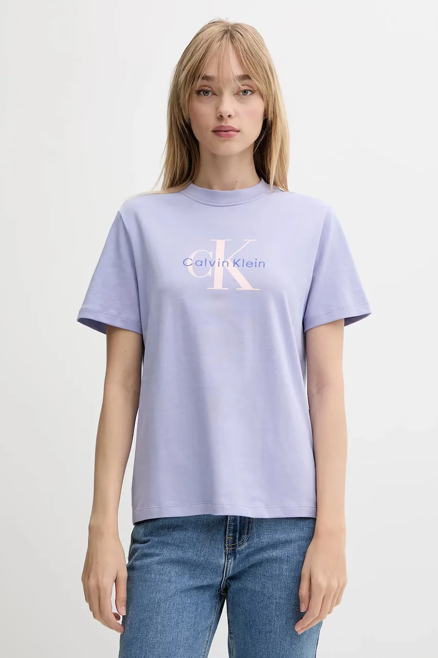 CALVIN KLEIN JEANS Памучна тениска