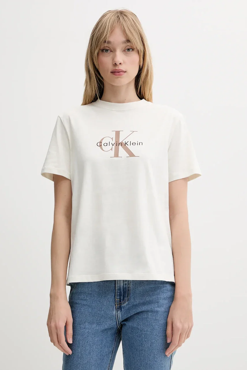 CALVIN KLEIN JEANS Памучна тениска